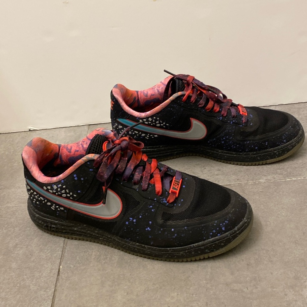 Nike Lunar Air Force 1 Fuse Area 72 596727-001 ROSWELL RAYGUNS Size 10